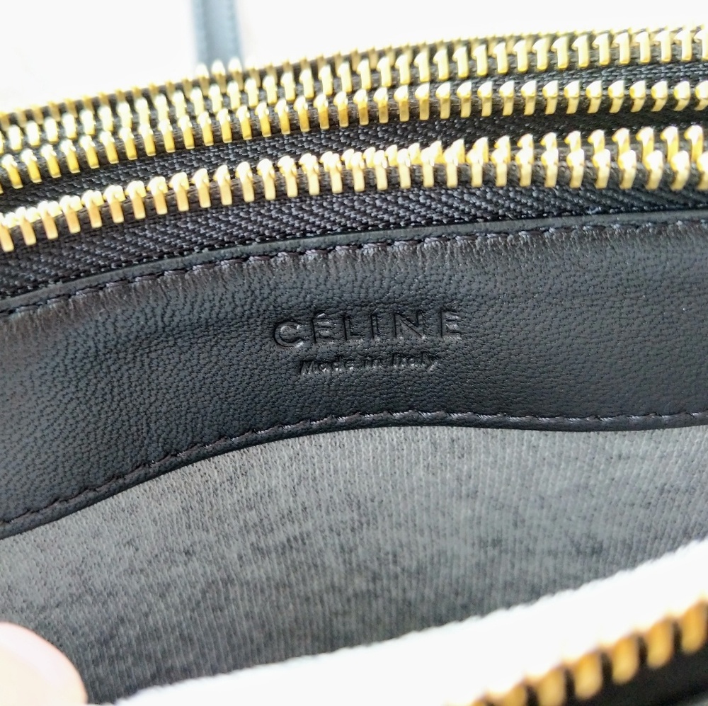 NWT AUTH CELINE Black Trio Crossbody Bag - Picture 5 of 8